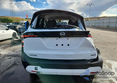 2025 Nissan Kicks S z USA, uszkodzony, nr VIN 3N8AP6BB5SL311029